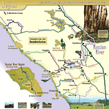 Russian River Region Maps