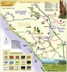 Russian River Map