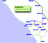 Russian River Town Map